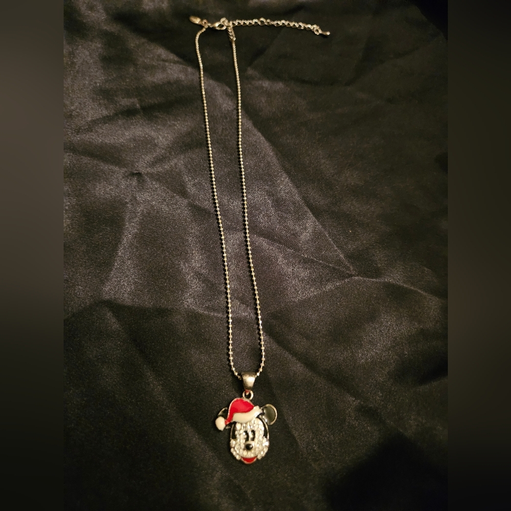Mickey Disney Christmas necklace